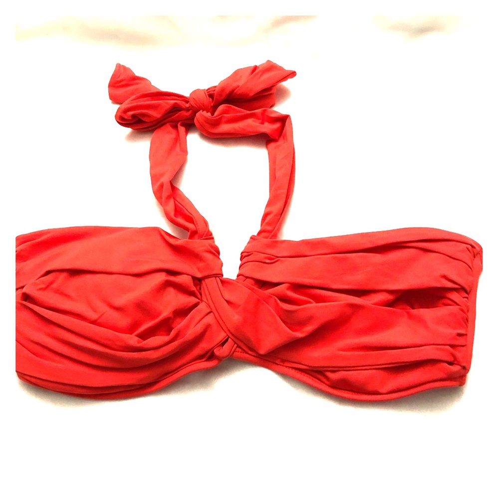 Sunn Lab Swim Red Halter Bikini Top